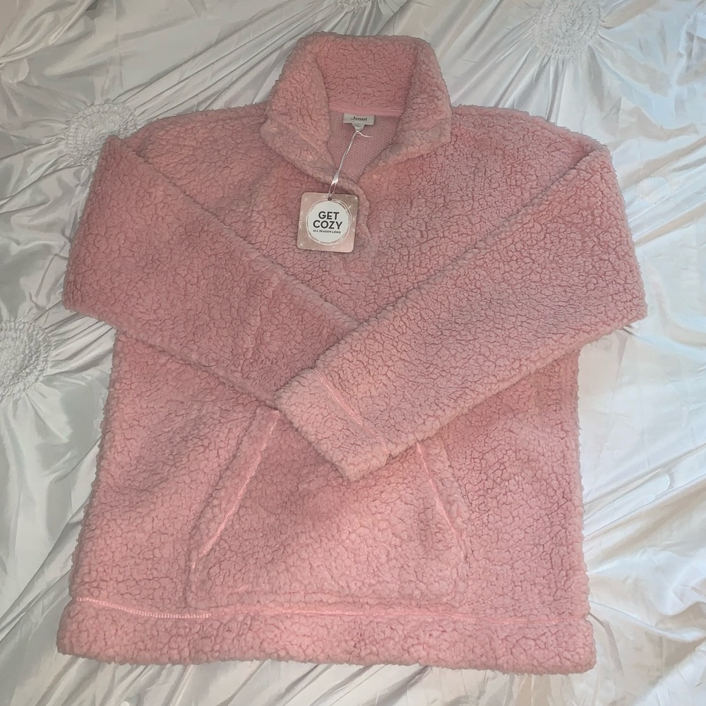 Pink Sherpa Jacket